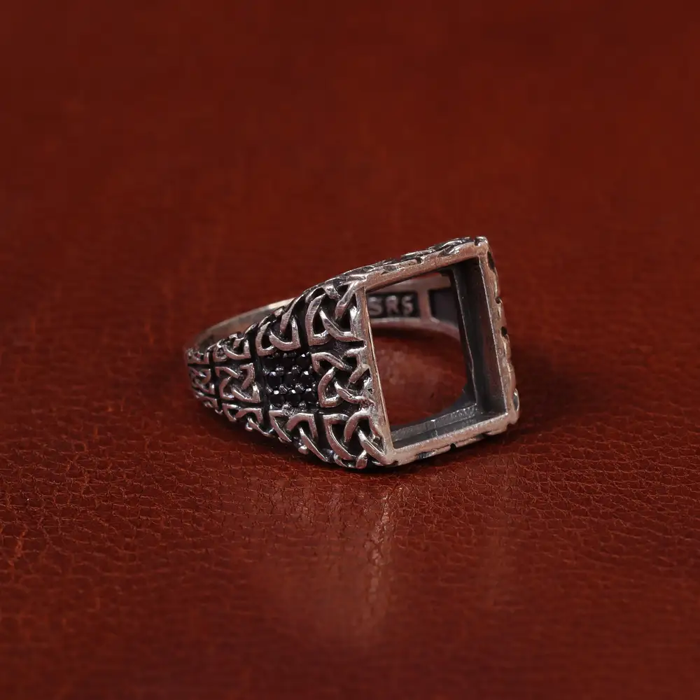 رکاب نقره مردانه کد 29272