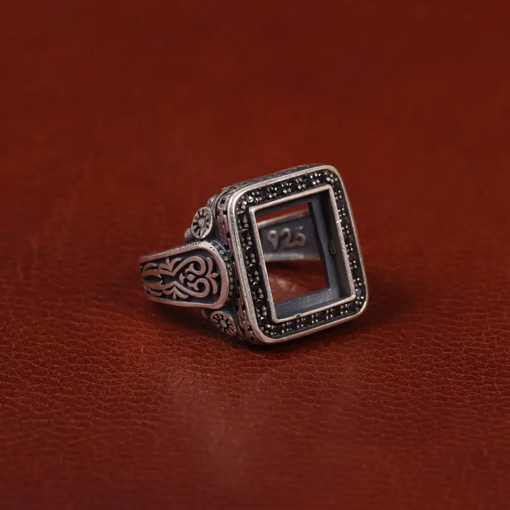 رکاب نقره مردانه کد 29273