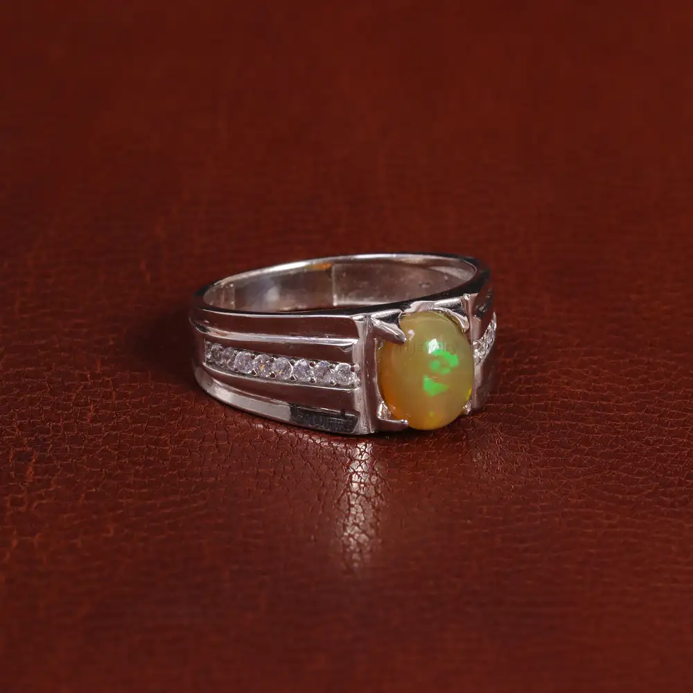 انگشتر اوپال مردانه کد 29455