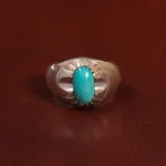 انگشتر فیروزه عجمی مردانه کد 28757