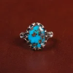 انگشتر فیروزه شجری مردانه کد 28771