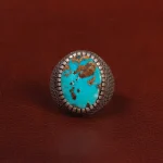 انگشتر فیروزه شجری مردانه کد 28777