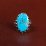 انگشتر فیروزه شجری مردانه کد 28790