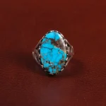 انگشتر فیروزه شجری مردانه کد 28799