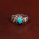 انگشتر فیروزه شجری مردانه کد 28850