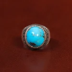 انگشتر فیروزه شجری مردانه کد 28944