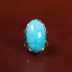 انگشتر فیروزه عجمی مردانه کد 29126