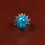 انگشتر فیروزه شجری مردانه کد 29138