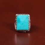 انگشتر فیروزه شجری مردانه کد 29144