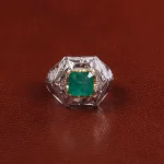 انگشتر زمرد مردانه کد 29147