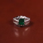 انگشتر زمرد مردانه کد 29149