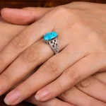 انگشتر فیروزه شجری زنانه کد 29181