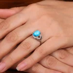 انگشتر فیروزه شجری زنانه کد 29183