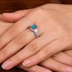 انگشتر فیروزه شجری زنانه کد 29185