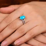 انگشتر فیروزه شجری زنانه کد 29186