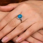 انگشتر فیروزه شجری زنانه کد 29189