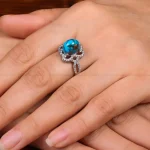 انگشتر فیروزه شجری زنانه کد 29191