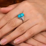 انگشتر فیروزه شجری زنانه کد 29193
