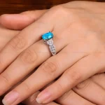 انگشتر فیروزه شجری زنانه کد 29200