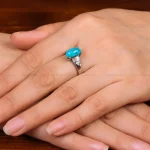 انگشتر فیروزه شجری زنانه کد 29206