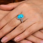 انگشتر فیروزه شجری زنانه کد 29207