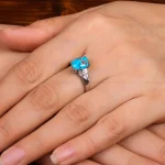 انگشتر فیروزه شجری زنانه کد 29208