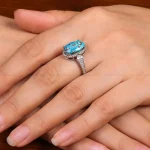 انگشتر فیروزه شجری زنانه کد 29227
