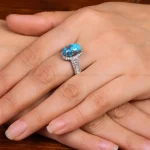 انگشتر فیروزه شجری زنانه کد 29236