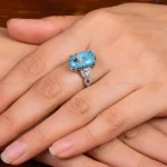 انگشتر فیروزه شجری زنانه کد 29237