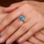 انگشتر فیروزه شجری زنانه کد 29244