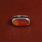 انگشتر عقیق مردانه کد 29256