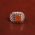 انگشتر عقیق مردانه کد 29259