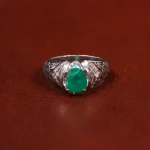 انگشتر زمرد مردانه کد 29359