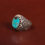 انگشتر فیروزه شجری مردانه کد 28767