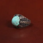 انگشتر فیروزه شجری مردانه کد 28769