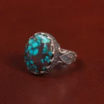 انگشتر فیروزه شجری مردانه کد 28774