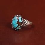 انگشتر فیروزه شجری مردانه کد 28797