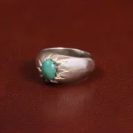 انگشتر فیروزه عجمی مردانه کد 28808