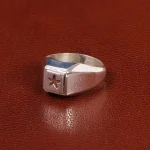 انگشتر نقره مردانه کد 28904