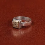 انگشتر نقره مردانه کد 28909