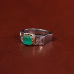 انگشتر زمرد مردانه کد 29148