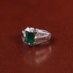 انگشتر زمرد مردانه کد 29149