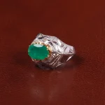 انگشتر زمرد مردانه کد 29153