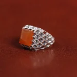 انگشتر عقیق مردانه کد 29259