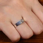 انگشتر نقره بچگانه کد 28910