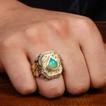 انگشتر اوپال مردانه کد 28971