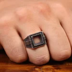 رکاب نقره مردانه کد 29271