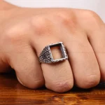 رکاب نقره مردانه کد 29272