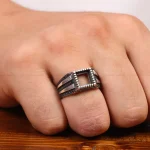 رکاب نقره مردانه کد 29276