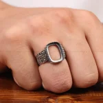 رکاب نقره مردانه کد 29277